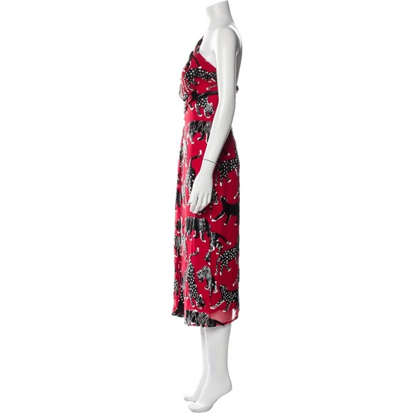 RUNWAY. Carolina Herrera one shoulder Printed Long Dress Size: XS - Picture 7 of 12